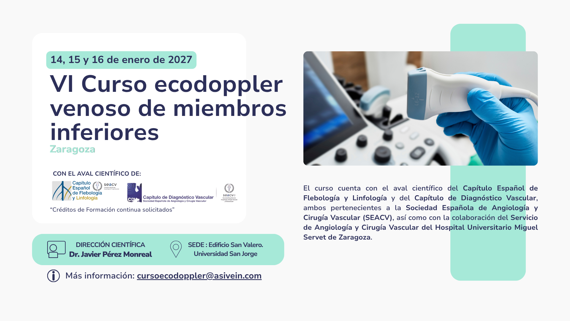 VI CURSO ECODOPPLER VENOSO DE MIEMBROS INFERIORES